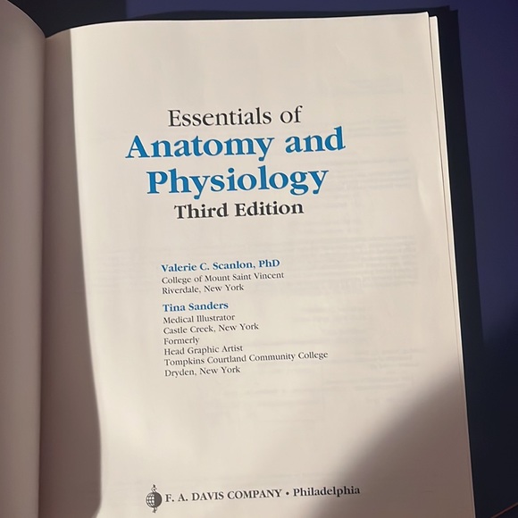 Essentials of Anatomy & Physiology Third Edition - Picture 5 of 5